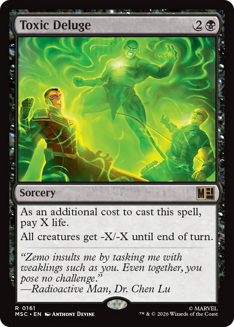 Toxic Deluge (Surge Foil) [Marvel Super Heroes Commander] | Exor Games Dartmouth