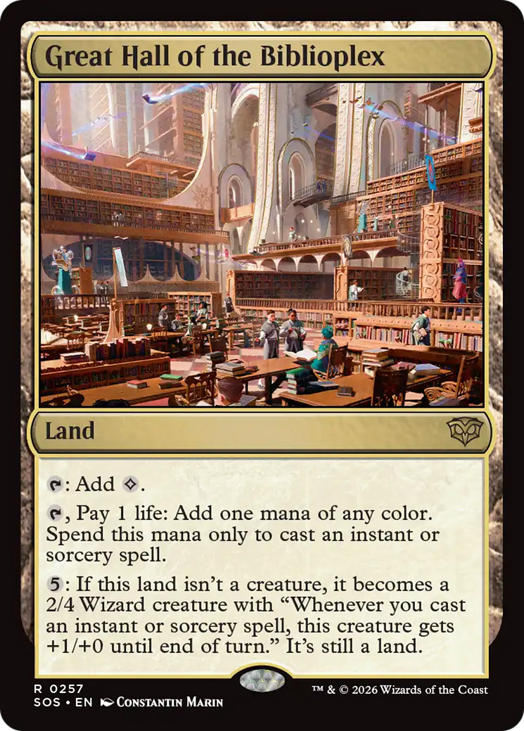 Great Hall of the Biblioplex [Secrets of Strixhaven] | Exor Games Dartmouth