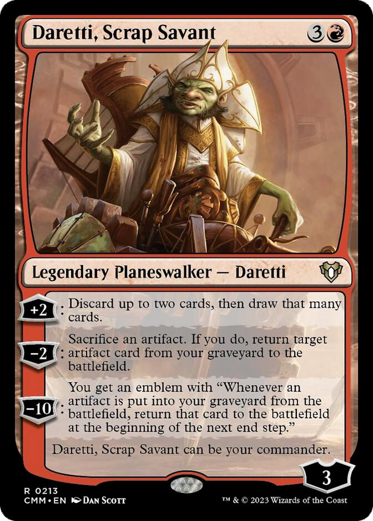 Daretti, Scrap Savant [Commander Masters] | Exor Games Dartmouth