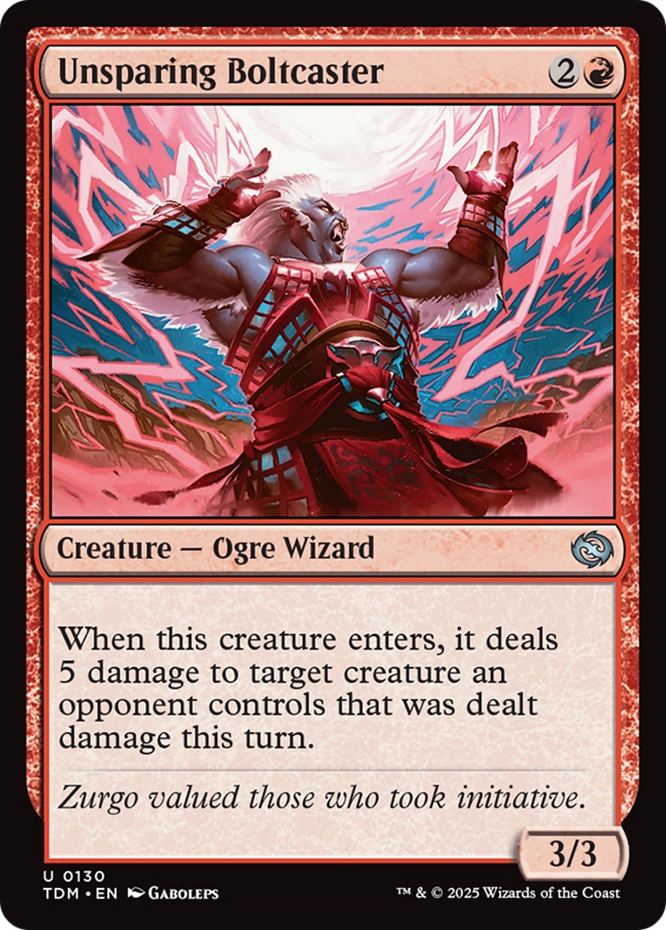 Unsparing Boltcaster [Tarkir: Dragonstorm] | Exor Games Dartmouth