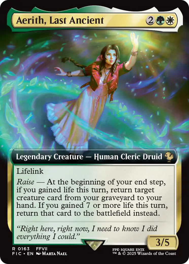 Aerith, Last Ancient (Extended Art) [FINAL FANTASY Commander] | Exor Games Dartmouth