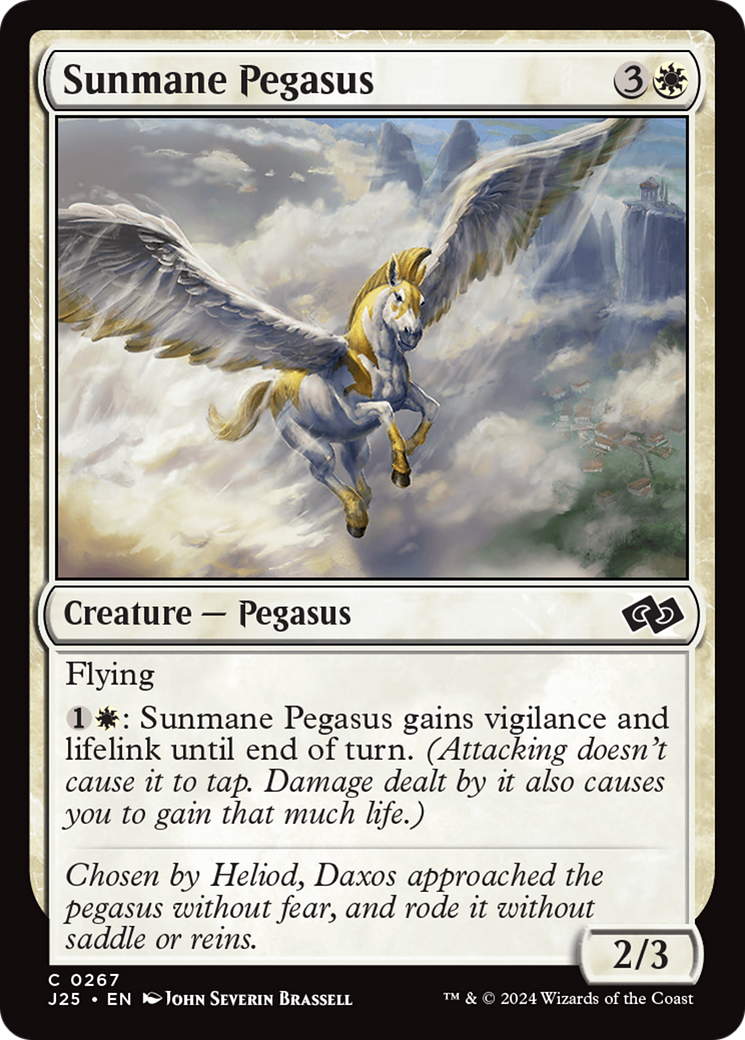 Sunmane Pegasus [Foundations Jumpstart] | Exor Games Dartmouth