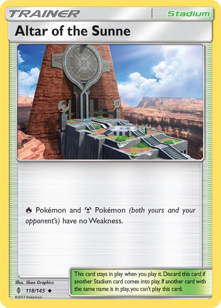 Altar of the Sunne (118/145) [Sun & Moon: Guardians Rising] | Exor Games Dartmouth