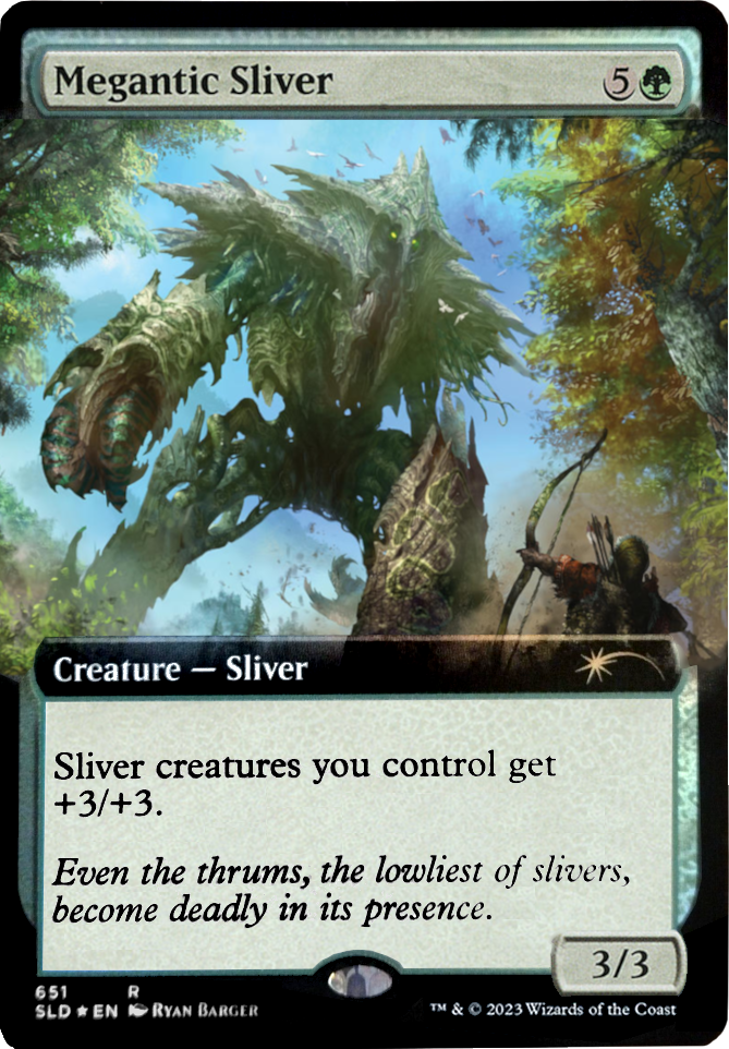 Megantic Sliver (Extended Art) [Secret Lair Drop Promos] | Exor Games Dartmouth