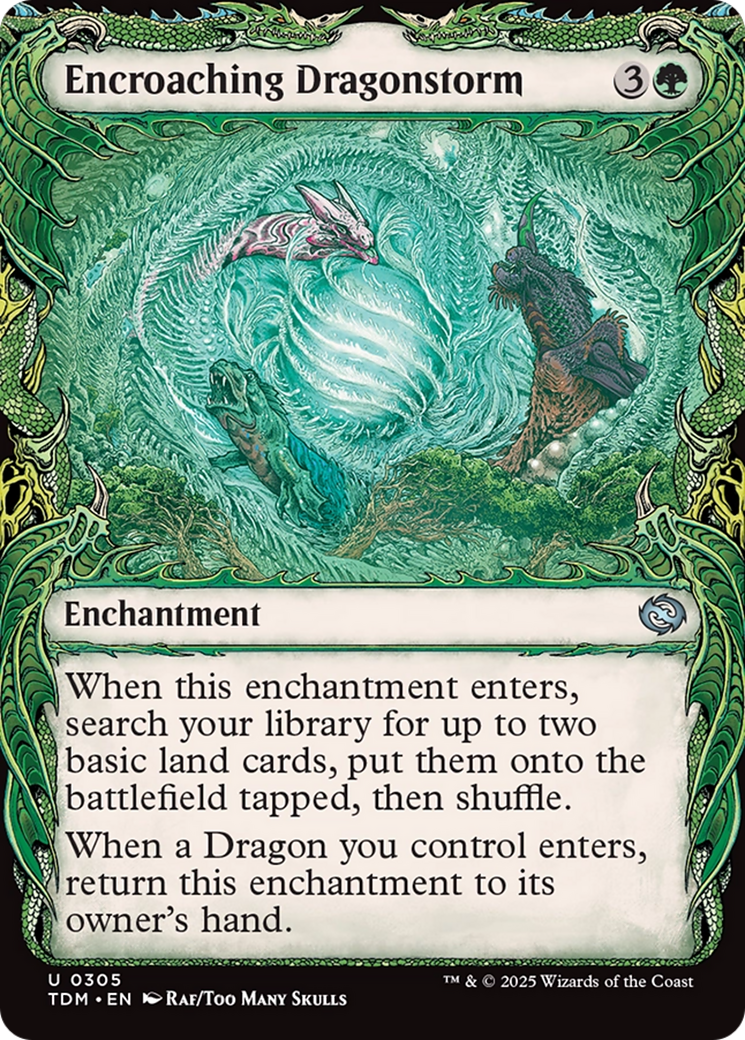 Encroaching Dragonstorm (Showcase) [Tarkir: Dragonstorm] | Exor Games Dartmouth