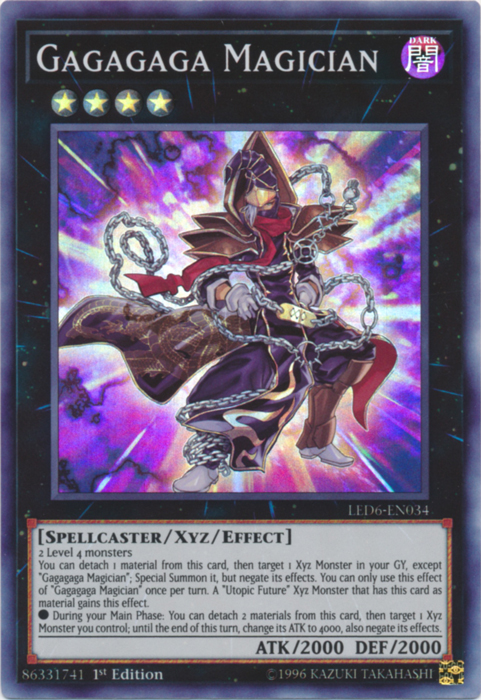 Gagagaga Magician [LED6-EN034] Super Rare | Exor Games Dartmouth