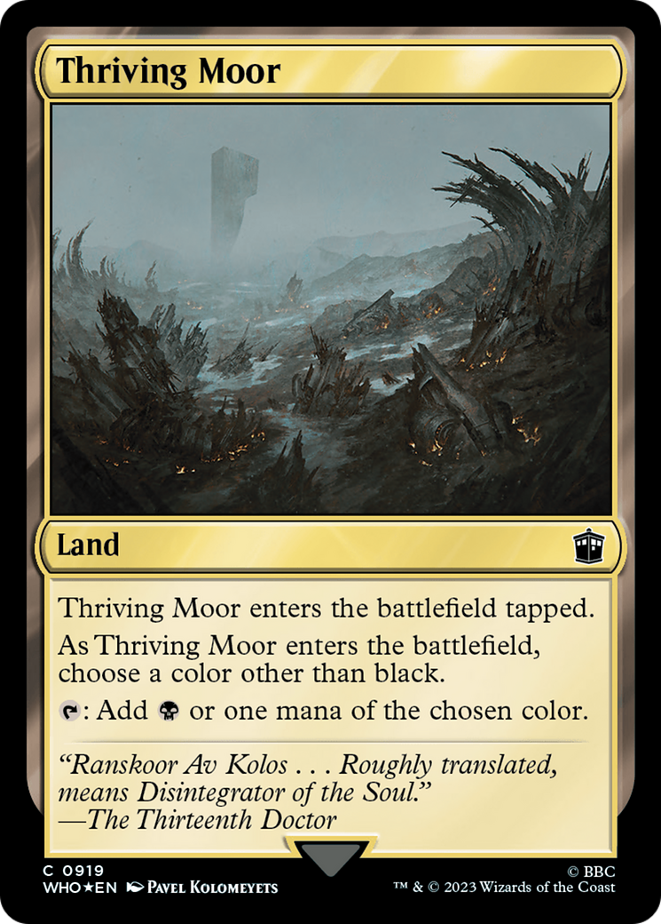 Thriving Moor (Surge Foil) [Doctor Who] | Exor Games Dartmouth