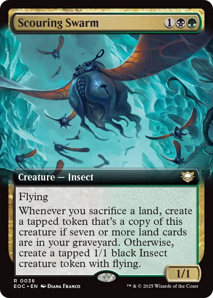 Scouring Swarm (Extended Art) [Edge of Eternities Commander] | Exor Games Dartmouth