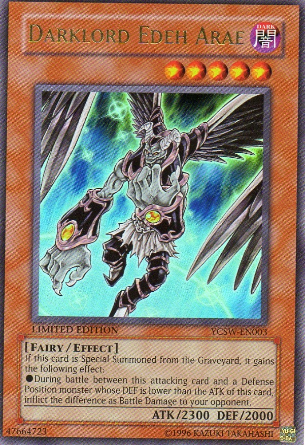 Darklord Edeh Arae [YCSW-EN003] Ultra Rare | Exor Games Dartmouth