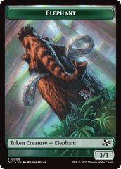 Insect // Elephant Double-Sided Token [Aetherdrift Tokens] | Exor Games Dartmouth