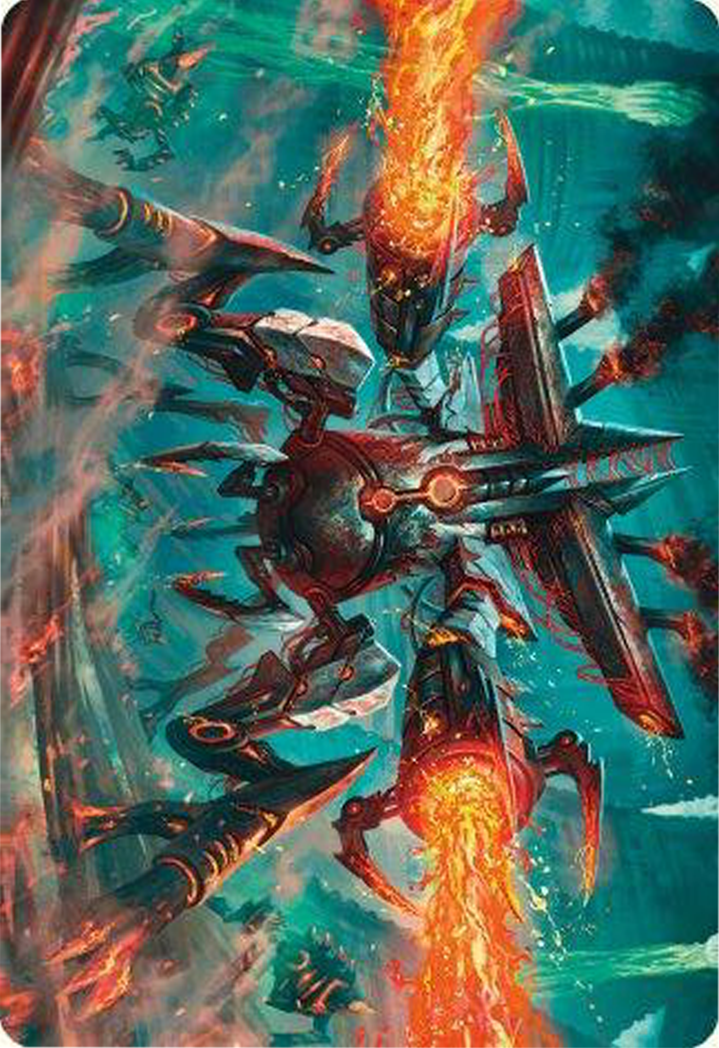 Exterminator Magmarch Art Card [Modern Horizons 3 Art Series] | Exor Games Dartmouth