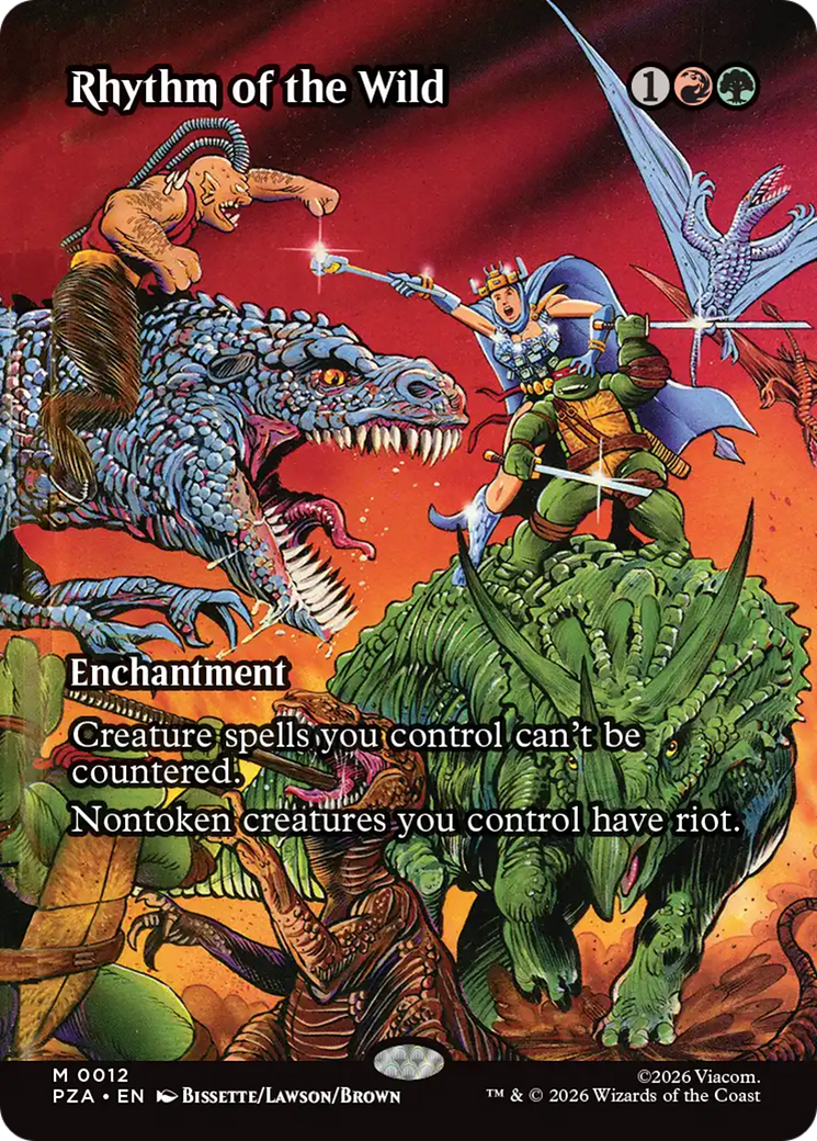 Rhythm of the Wild (Borderless) [Teenage Mutant Ninja Turtles Eternal-Legal] | Exor Games Dartmouth