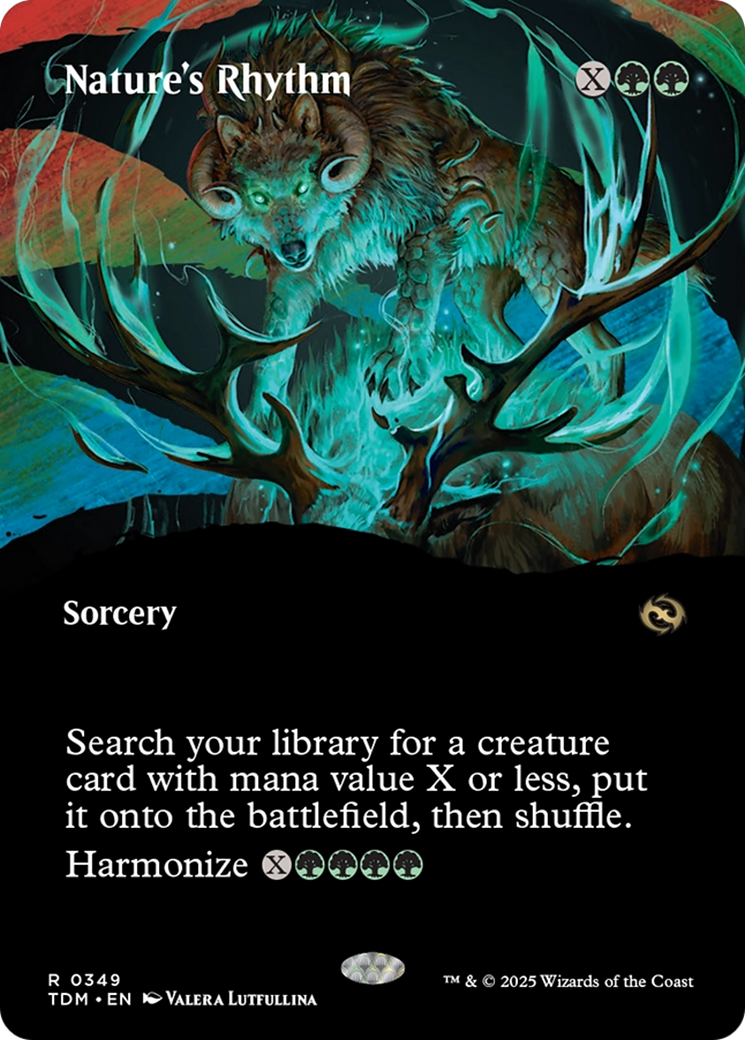 Nature's Rhythm (Borderless) [Tarkir: Dragonstorm] | Exor Games Dartmouth