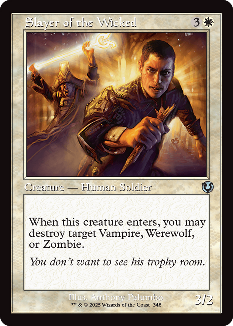 Slayer of the Wicked (Retro Frame) [Innistrad Remastered] | Exor Games Dartmouth