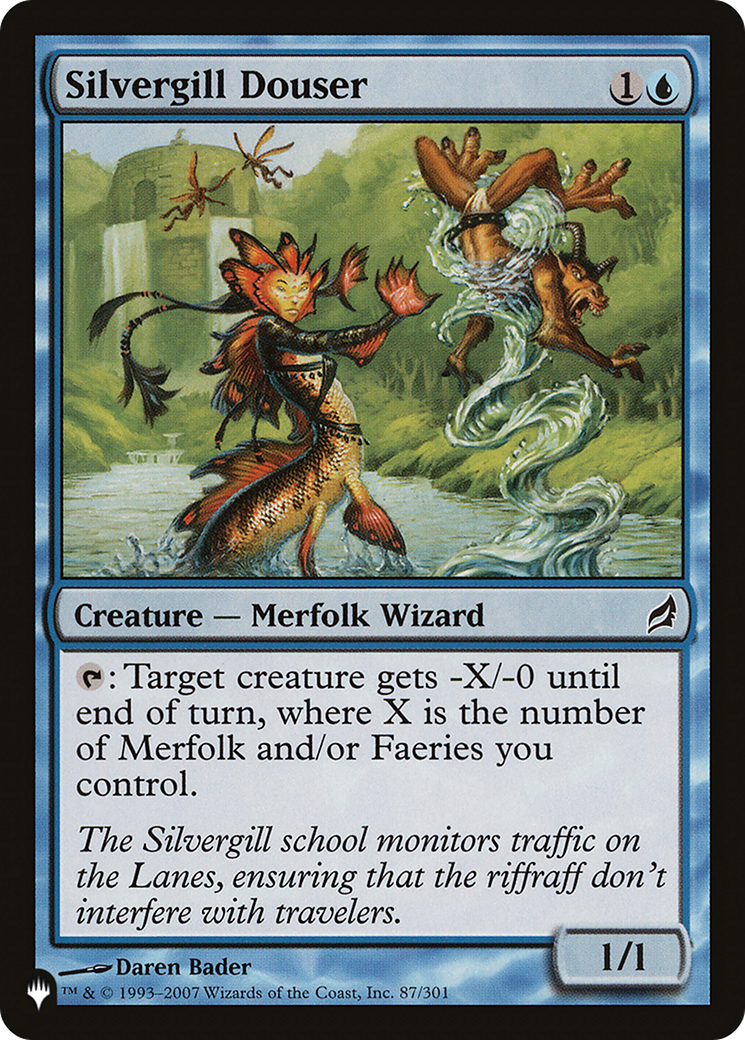 Silvergill Douser [The List] | Exor Games Dartmouth