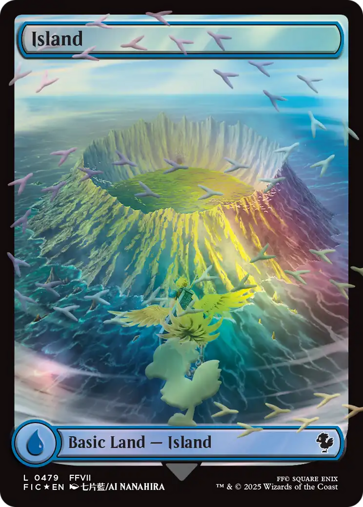 Island (Chocobo Track Foil) [FINAL FANTASY Commander] | Exor Games Dartmouth