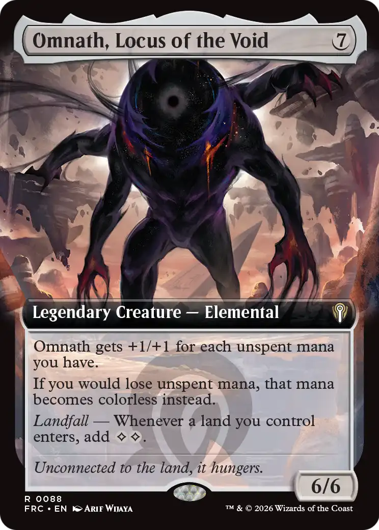 Omnath, Locus of the Void (Extended Art) [Reality Fracture Commander] | Exor Games Dartmouth