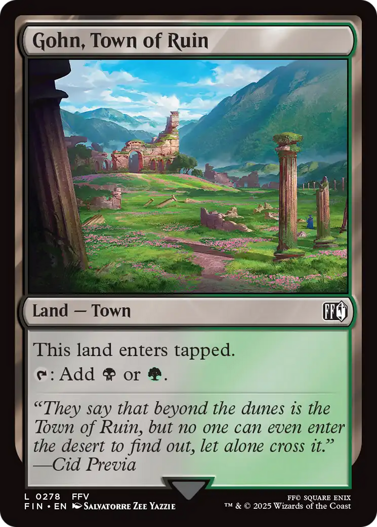 Gohn, Town of Ruin [FINAL FANTASY] | Exor Games Dartmouth