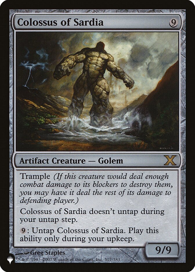 Colossus of Sardia [The List] | Exor Games Dartmouth
