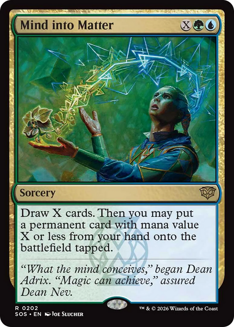 Mind into Matter [Secrets of Strixhaven] | Exor Games Dartmouth