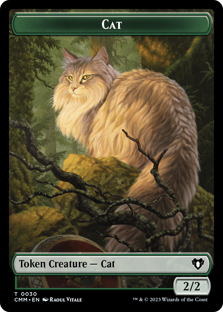 Cat Token (30) [Commander Masters Tokens] | Exor Games Dartmouth