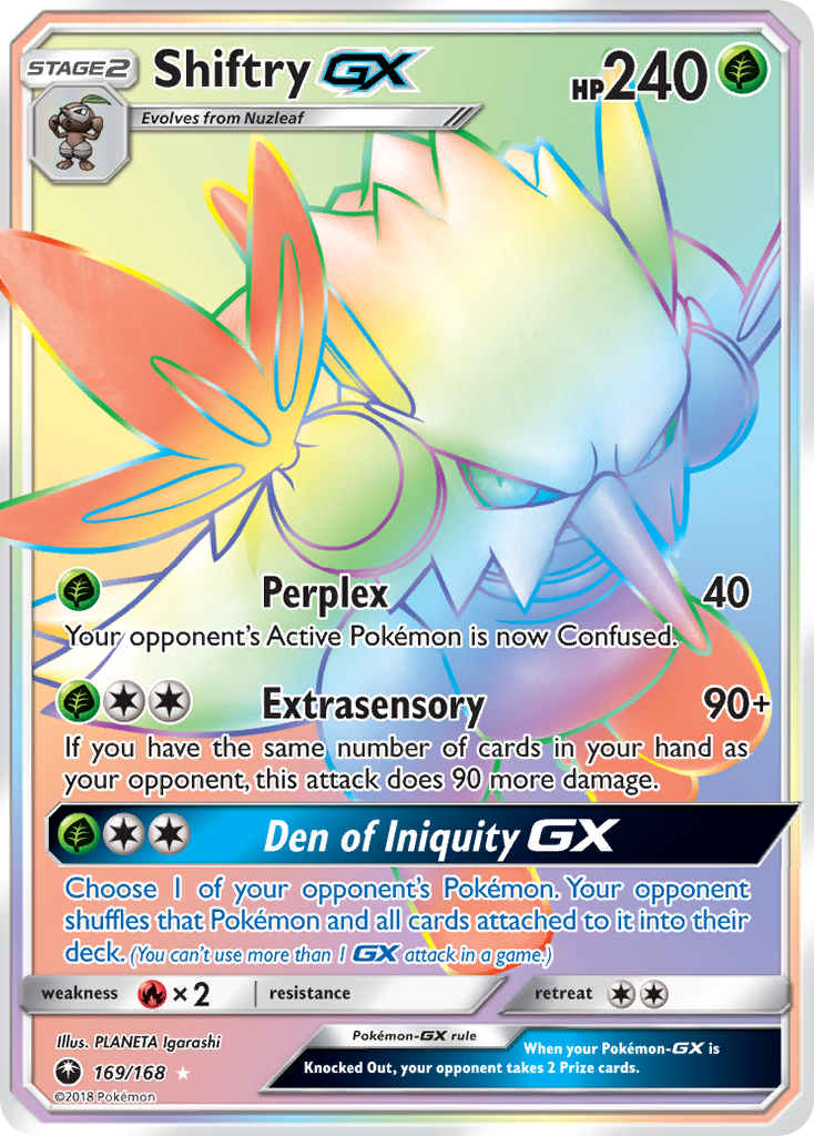 Shiftry GX (169/168) [Sun & Moon: Celestial Storm] | Exor Games Dartmouth