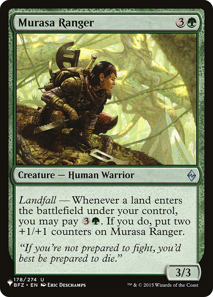 Murasa Ranger [The List] | Exor Games Dartmouth