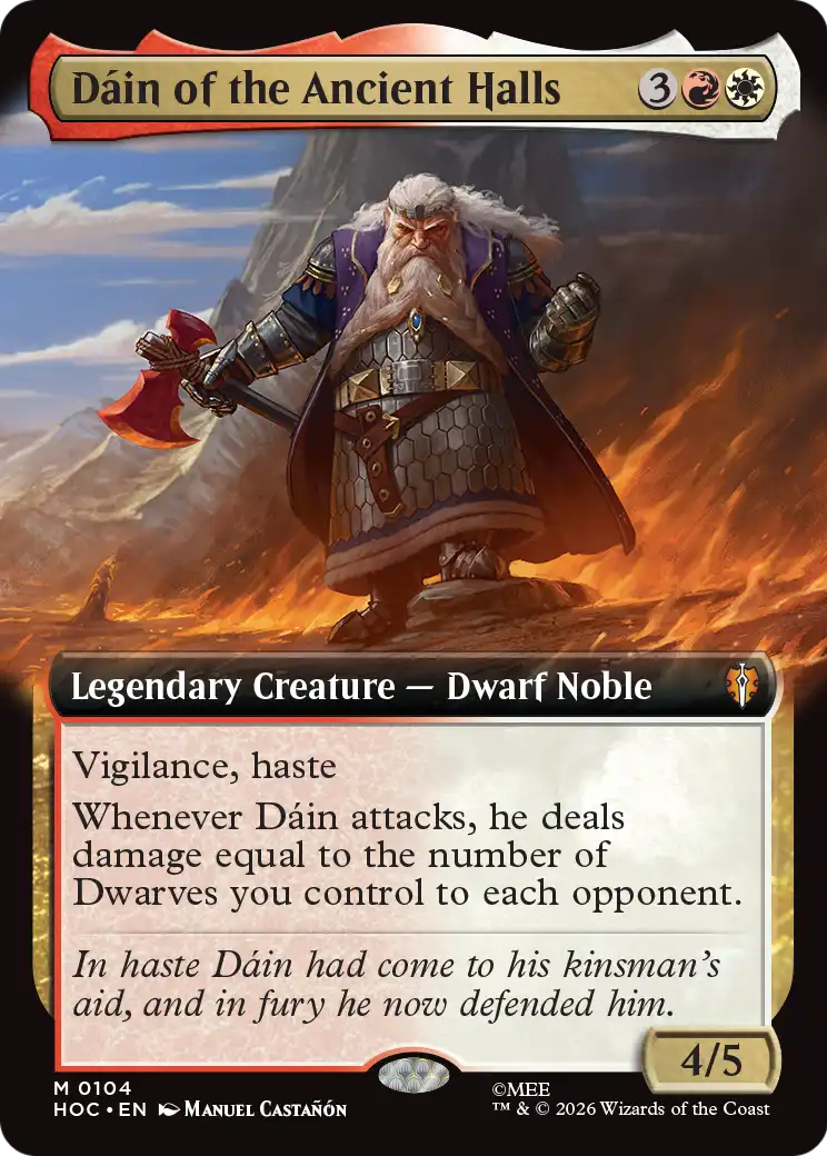 Dain of the Ancient Halls (Extended Art) [The Hobbit: Eternal-Legal] | Exor Games Dartmouth