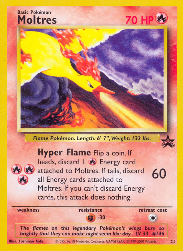 Moltres (21) [Wizards of the Coast: Black Star Promos] | Exor Games Dartmouth