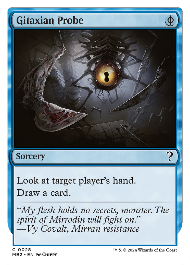 Gitaxian Probe (White Border) [Mystery Booster 2] | Exor Games Dartmouth