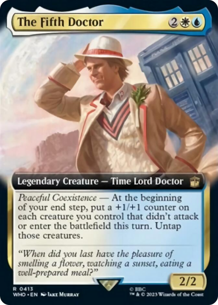 The Fifth Doctor (Extended Art) [Doctor Who] | Exor Games Dartmouth