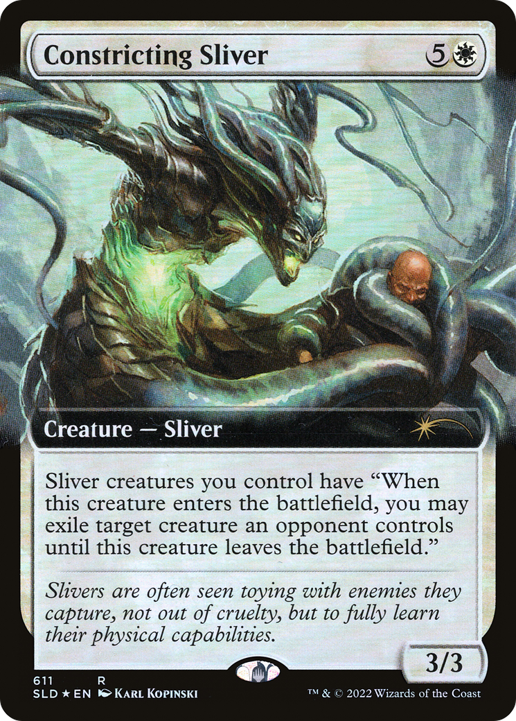 Constricting Sliver (Extended Art) [Secret Lair Drop Promos] | Exor Games Dartmouth