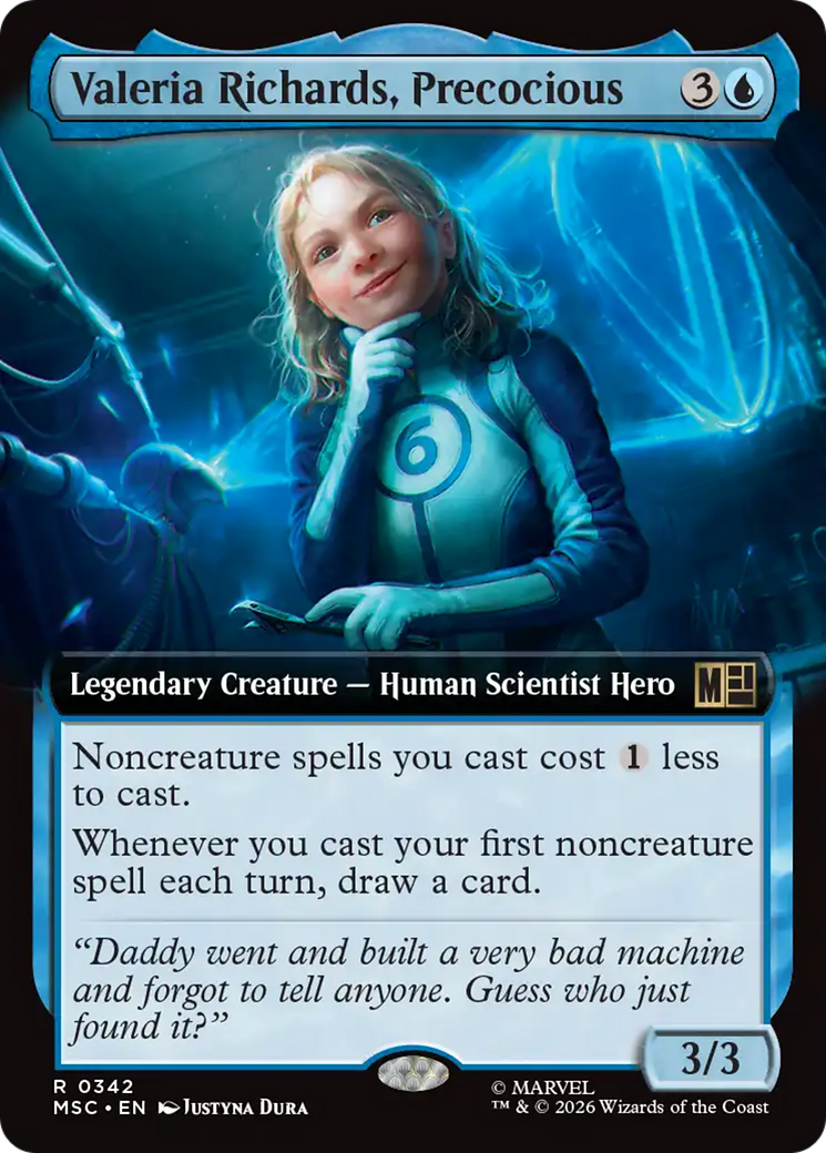 Valeria Richards, Precocious (Extended Art) [Marvel Super Heroes Commander] | Exor Games Dartmouth