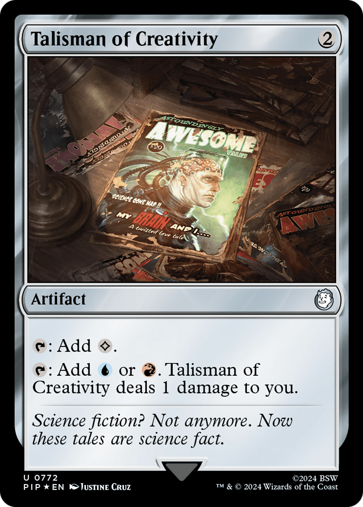 Talisman of Creativity (Surge Foil) [Fallout] | Exor Games Dartmouth