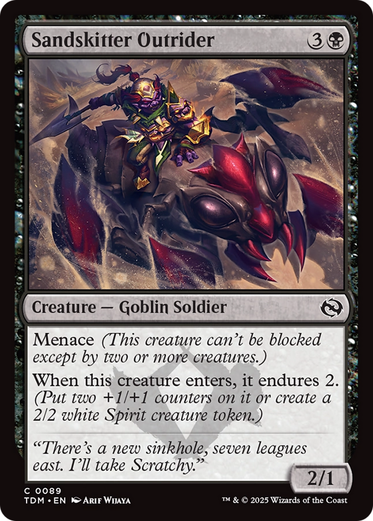 Sandskitter Outrider [Tarkir: Dragonstorm] | Exor Games Dartmouth