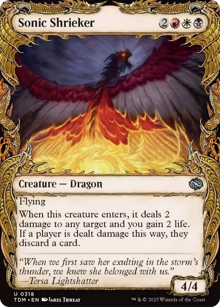 Sonic Shrieker (Showcase) [Tarkir: Dragonstorm] | Exor Games Dartmouth