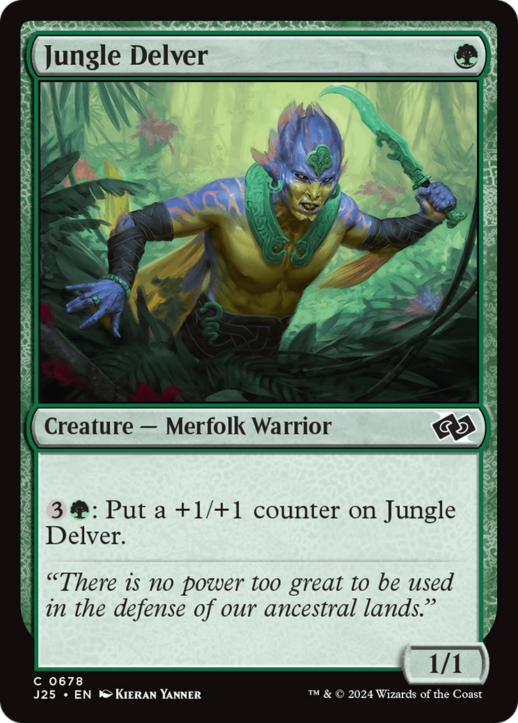 Jungle Delver [Foundations Jumpstart] | Exor Games Dartmouth