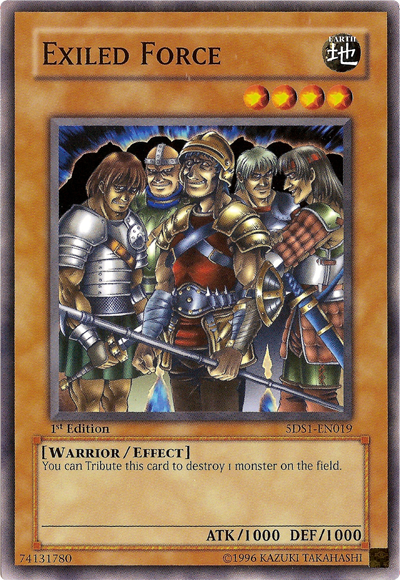 Exiled Force [5DS1-EN019] Common | Exor Games Dartmouth