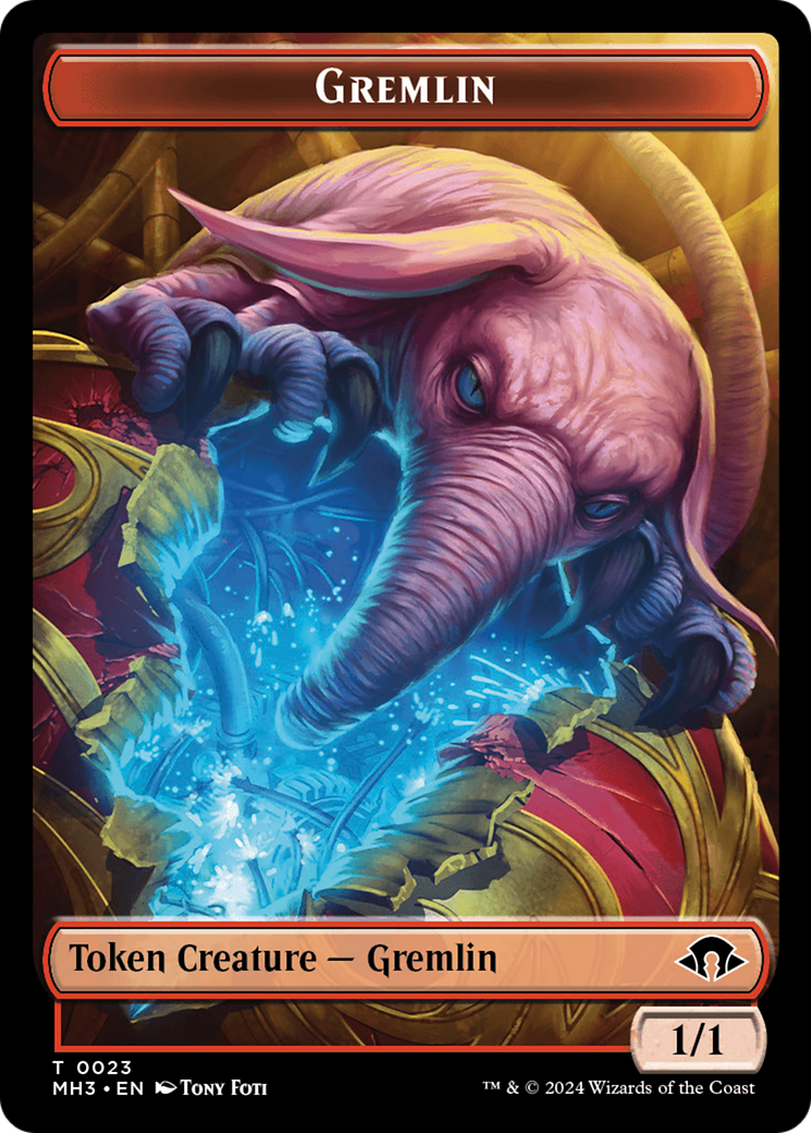 Gremlin Token [Modern Horizons 3 Tokens] | Exor Games Dartmouth