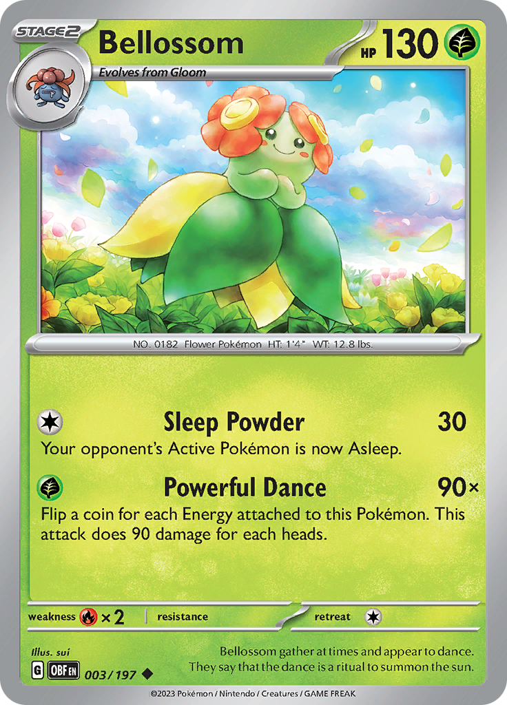 Bellossom (003/197) [Scarlet & Violet: Obsidian Flames] | Exor Games Dartmouth