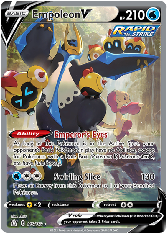 Empoleon V (146/163) [Sword & Shield: Battle Styles] | Exor Games Dartmouth