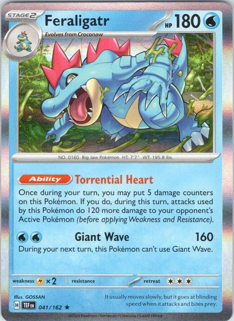 Feraligatr (041/162) [Scarlet & Violet: Temporal Forces] | Exor Games Dartmouth