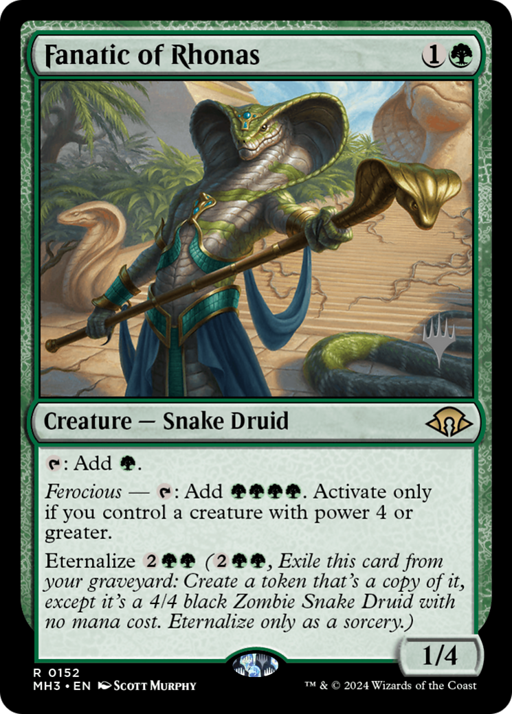 Fanatic of Rhonas [Lorwyn Eclipsed Promos] | Exor Games Dartmouth