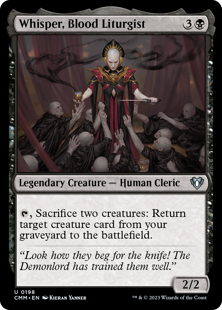 Whisper, Blood Liturgist [Commander Masters] | Exor Games Dartmouth