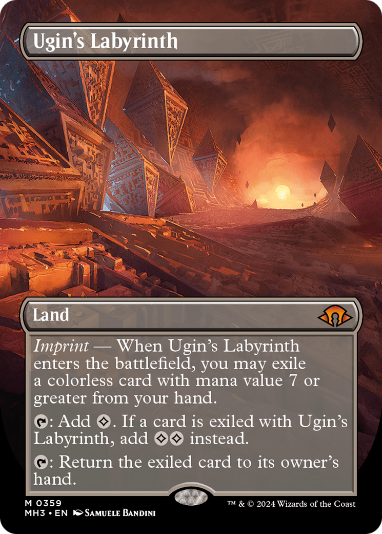 Ugin's Labyrinth (Borderless) [Modern Horizons 3] | Exor Games Dartmouth