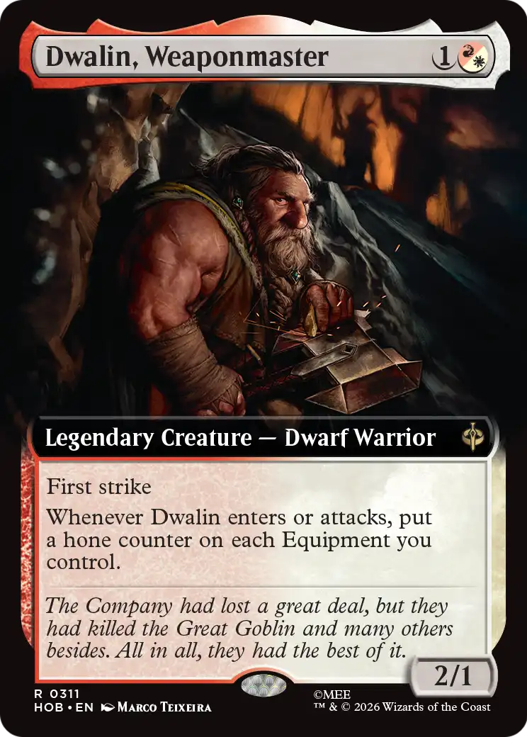 Dwalin, Weaponmaster (Extended Art) [The Hobbit] | Exor Games Dartmouth