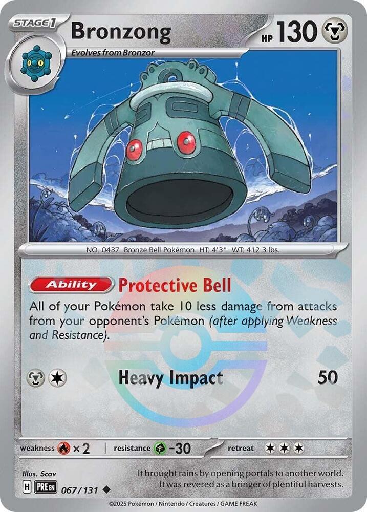 Bronzong (067/131) (Poke Ball Pattern) [Scarlet & Violet: Prismatic Evolutions] | Exor Games Dartmouth