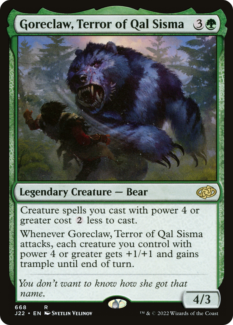 Goreclaw, Terror of Qal Sisma [Jumpstart 2022] | Exor Games Dartmouth