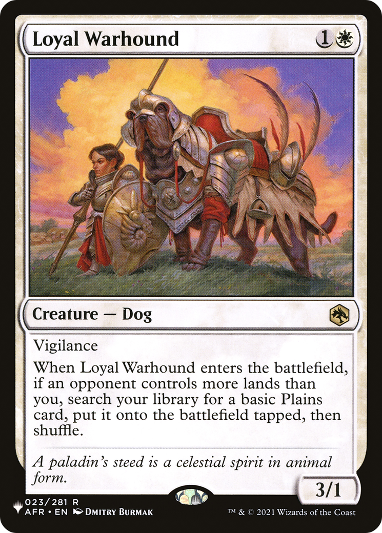 Loyal Warhound [The List] | Exor Games Dartmouth