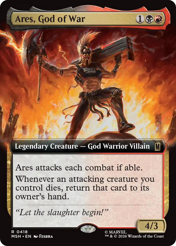 Ares, God of War (Extended Art) [Marvel Super Heroes] | Exor Games Dartmouth